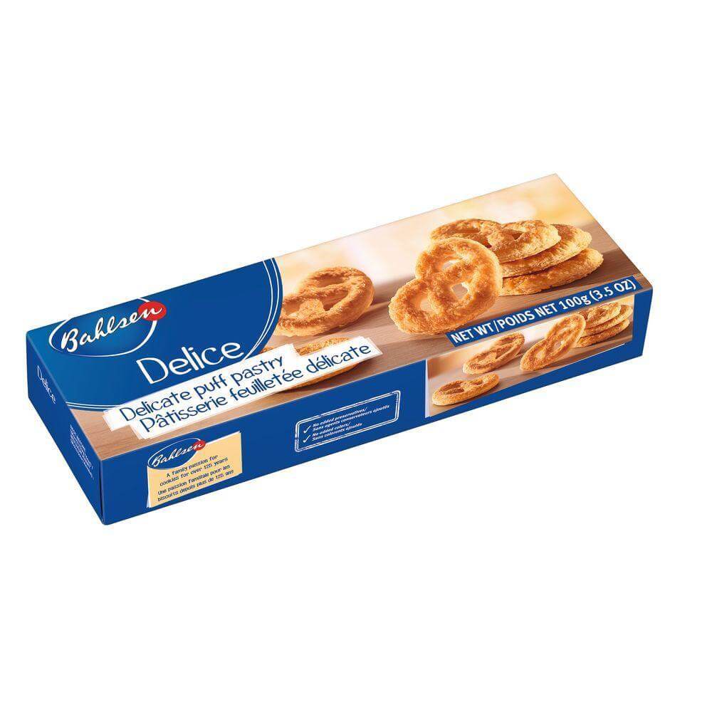Bahlsen Delice Cookies HEAT SENSITIVE ITEM. PLEASE ADD ITEM 122942 TO THE ORDER TO TRY TO PROTECT CHOCOLATES FROM HEAT DAMAGE. 100g