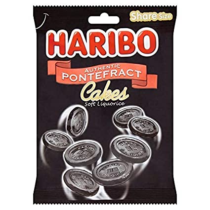 Best By Haribo Pontefract Cakes Soft Liquorice Bag Large 160g