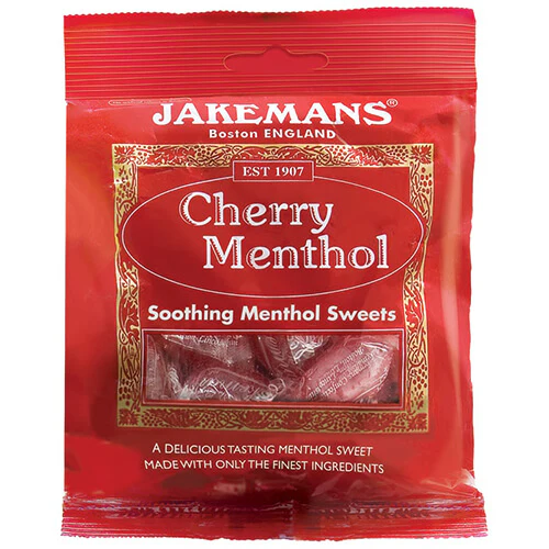 BEST BY JANUARY 2026: Jakemans Cherry Menthol 73g