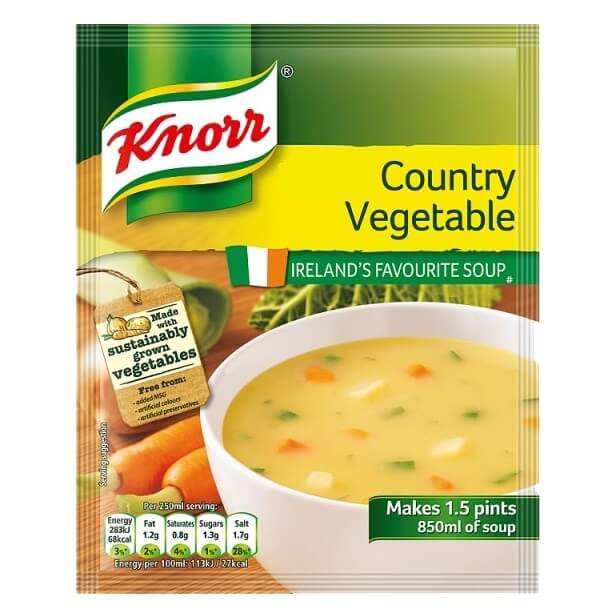 BEST BY MARCH 2026: Knorr Country Vegetable Soup 63g