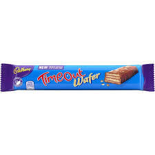 Cadbury Time Out Single Bar HEAT SENSITIVE ITEM. PLEASE ADD ITEM 122942 TO THE ORDER TO TRY TO PROTECT CHOCOLATES FROM HEAT DAMAGE. 18g