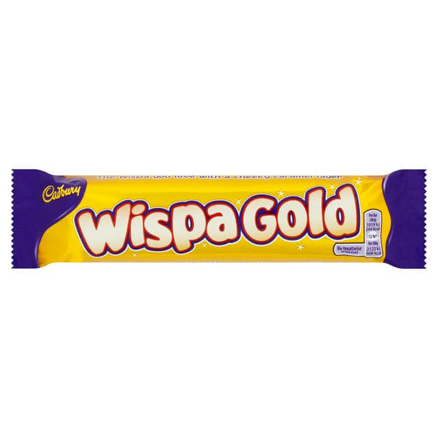 Cadbury Wispa Gold HEAT SENSITIVE ITEM. PLEASE ADD ITEM 122942 TO THE ORDER TO TRY TO PROTECT CHOCOLATES FROM HEAT DAMAGE. 48g