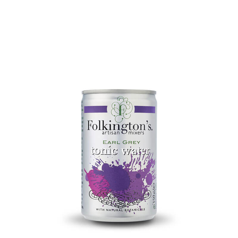 Folkingtons Earl Grey Tonic Water Can 150ml