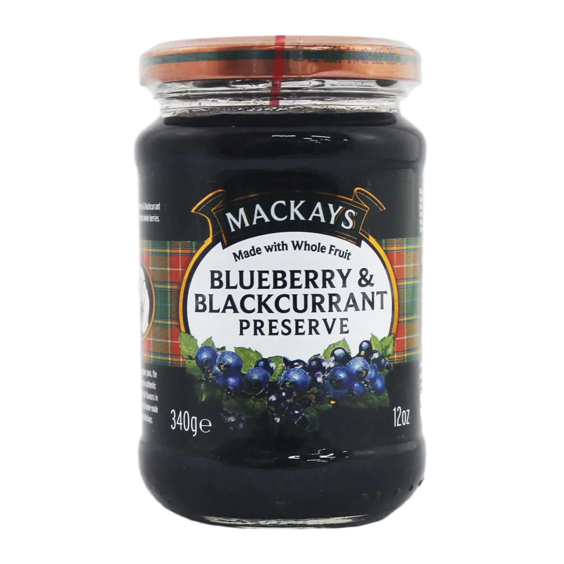 Mackays Blueberry and Blackcurrant Preserve 340g