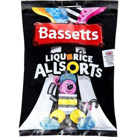 Maynards Bassetts Liquorice Allsorts 165g