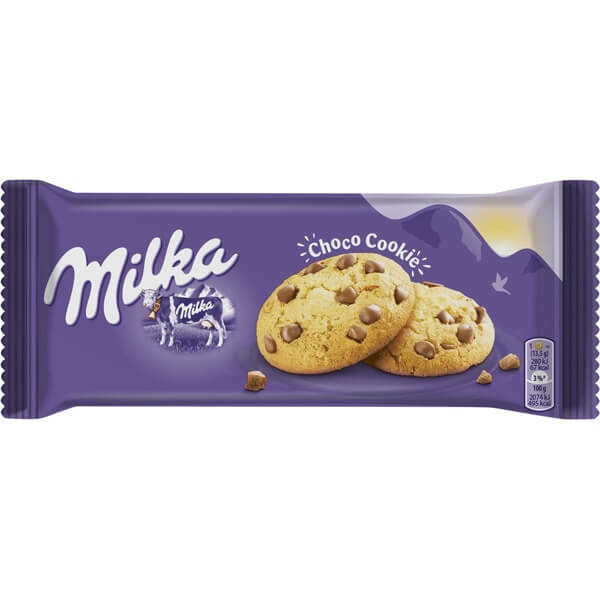 Milka Choco Cookie HEAT SENSITIVE ITEM. PLEASE ADD ITEM 122942 TO THE ORDER TO TRY TO PROTECT CHOCOLATES FROM HEAT DAMAGE. 135g