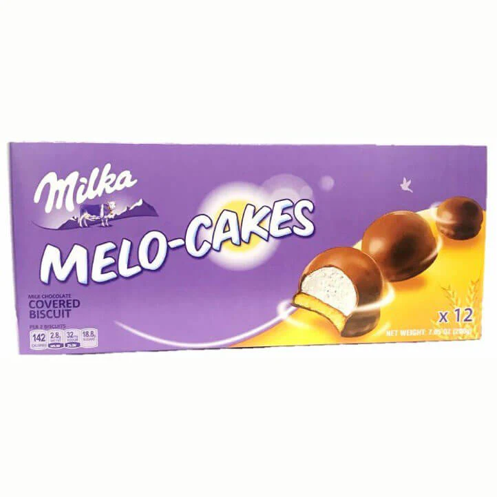 Milka Melo Cakes (Pack of 12 Cakes) 100g