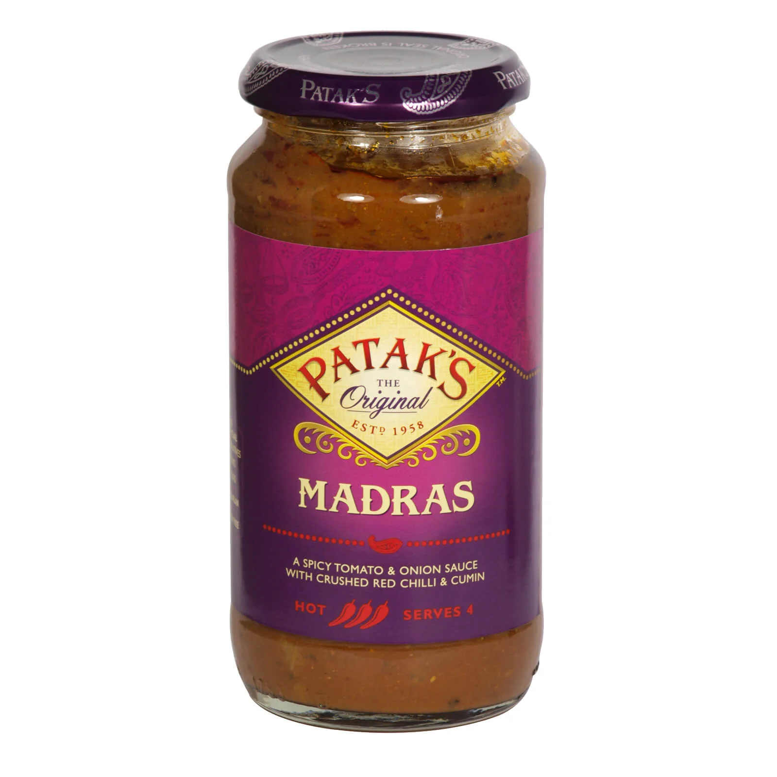 Pataks Curry Sauce - Madras 450g