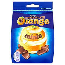 Terrys Chocolate Orange Minis Bag HEAT SENSITIVE ITEM. PLEASE ADD ITEM 122942 TO THE ORDER TO TRY TO PROTECT CHOCOLATES FROM HEAT DAMAGE. 125g