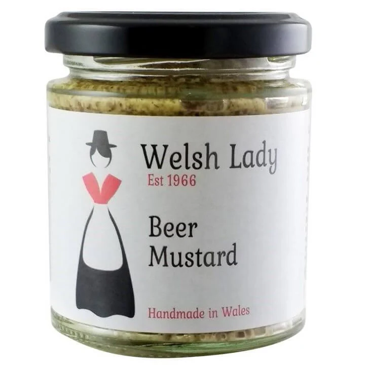 Welsch Lady Beer Coarse Grain Mustard 170g